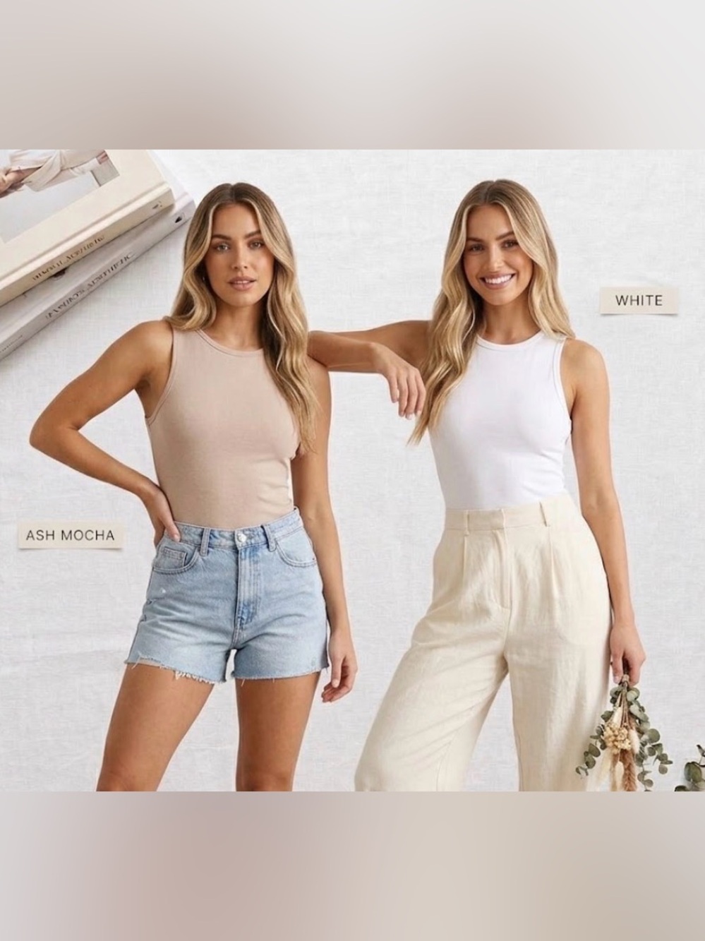 New zenana bodysuits ash mocha or white small med large xl